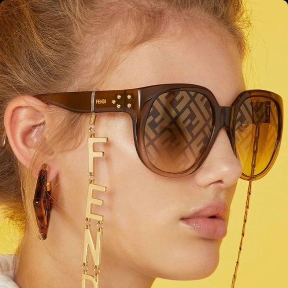 Fendi Accessories - FENDI Acetate FF Sunglasses FF 0403/G/S Brown